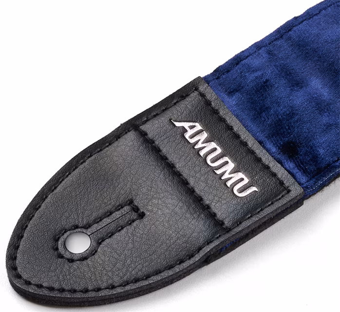 Amumu Velvet Navy Blue - Gitár hevederek