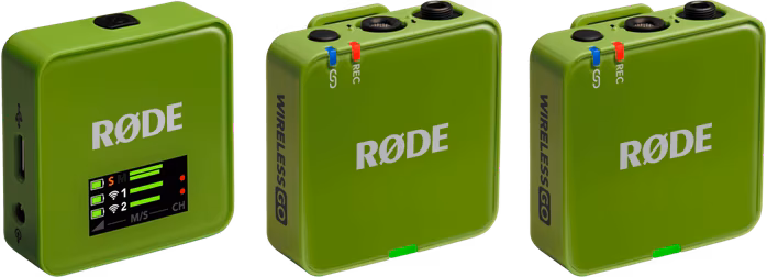 Rode Wireless GO Gen 3 - Green - Duális vezeték nélküli szett