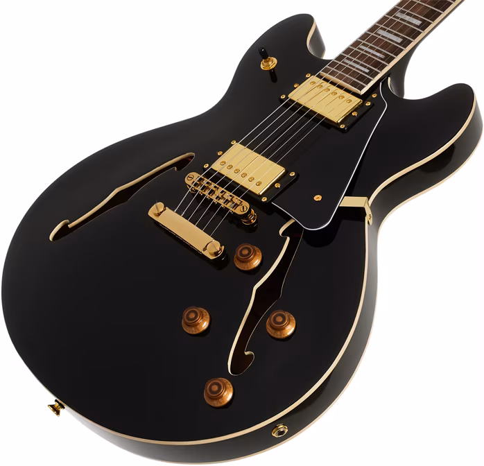 Blond SH-2 Black - Szemiakusztikus gitár