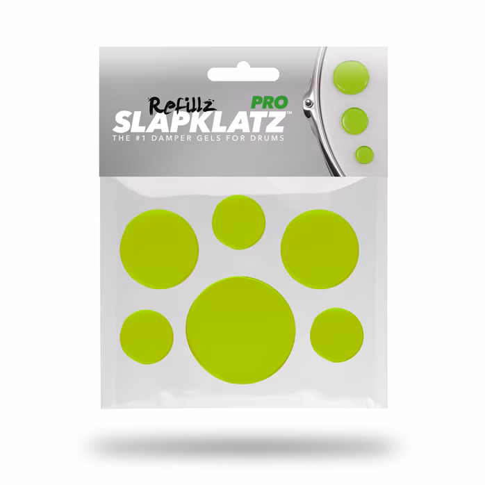 Slap Klatz PRO Refillz - Alien Green - Cintányér és dobbőr tompító