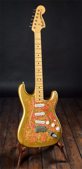 Fender Custom Shop 2018 Masterbuilt 69 Pink/Gold Paisley Stratocaster Dale Wilson  - Elektromos gitár