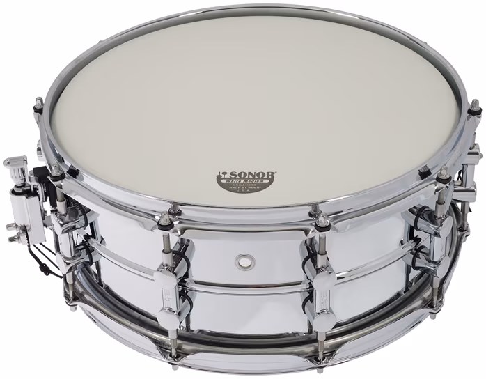 Sonor 14" x 5,75" Kompressor Chrome Steel 150 Anniversary - Pergődob