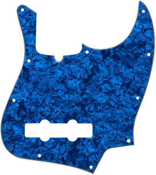 FENDER Jazz Bass Pickguard Blue Moto Pickguard