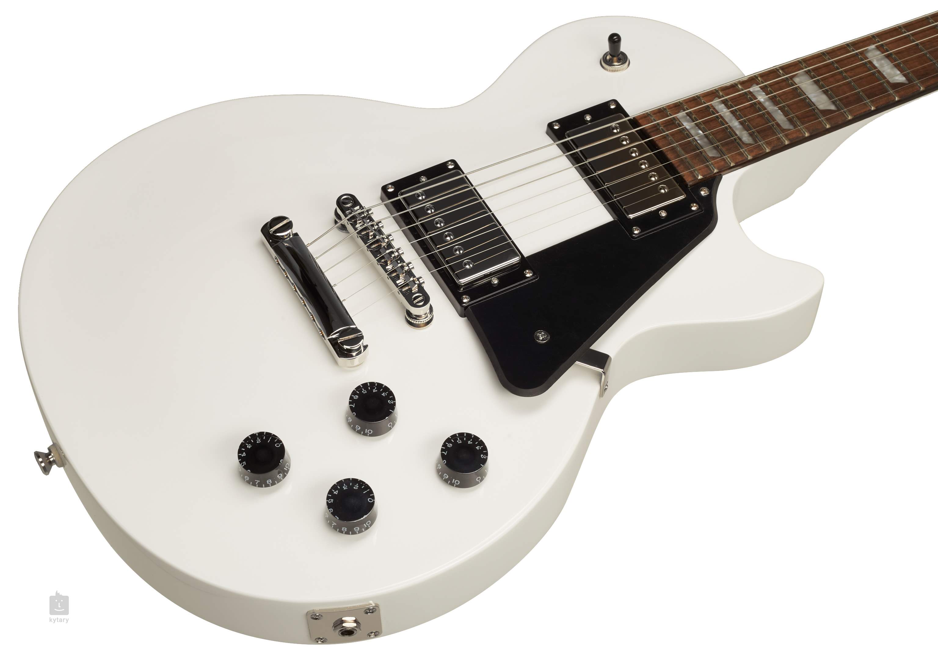 epiphone les paul white alpine