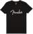 FENDER Spaghetti Logo T-Shirt Black L