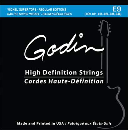 GODIN E 9 Electric High Definition Strings Electric Guitar Strings