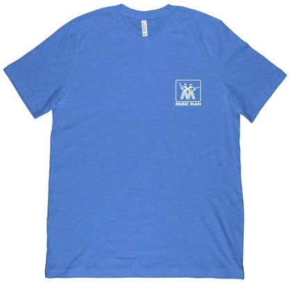 MUSIC MAN Vintage Logo Blue T-Shirt S T 