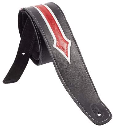 The Classy Line Black Guitar Strap - Perris Leathers