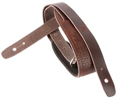 Flight S58 Brown Leather Ukulele Strap