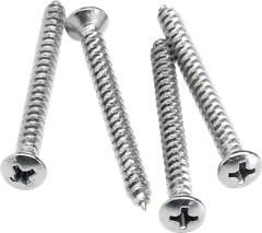 Fender Neck Mounting Screws, Chrome