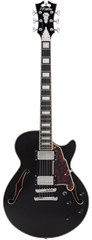 D'Angelico Premier SS Single Cutaway Stop-Bar Tailpie CE Black Flake