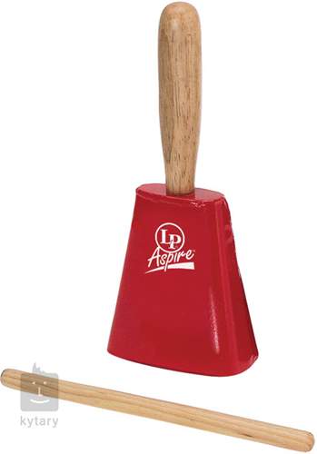 Latin Percussion Aspire Ez Grip Cowbell Red Cowbell Kytaryie 