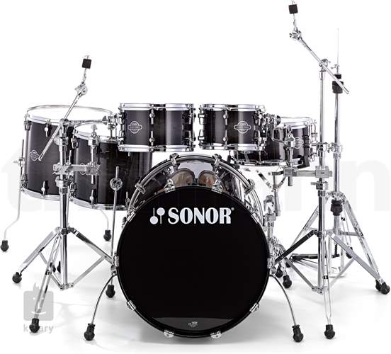 SONOR Select force S DRIVE set Transparent Black Burst Drum Kit
