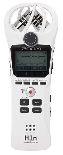 ZOOM H1n White Limited Edition Pocket Recorder