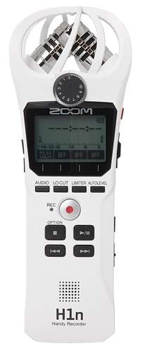  Zoom H1n Handy Recorder White Edition : Musical Instruments