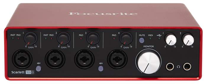 FOCUSRITE Scarlett 18i8 2nd Gen USB Audio Interface | Kytary.ie