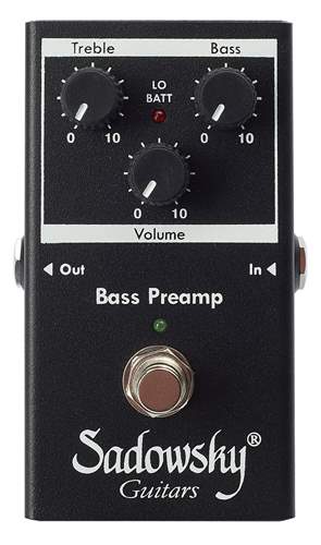 SADOWSKY Bass Preamp Pedal SBP-2 Bass Guitar Pre-Amplifier | Kytary.ie