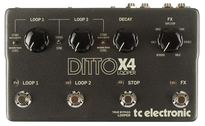 TC ELECTRONIC Ditto X4 Looper Guitar Looper