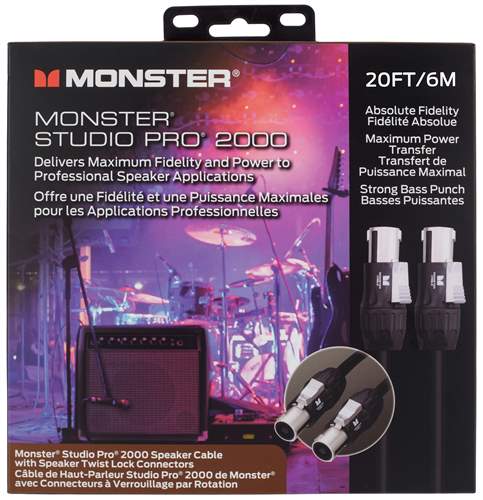 MONSTER Studio Pro 2000 20' Speaker 
