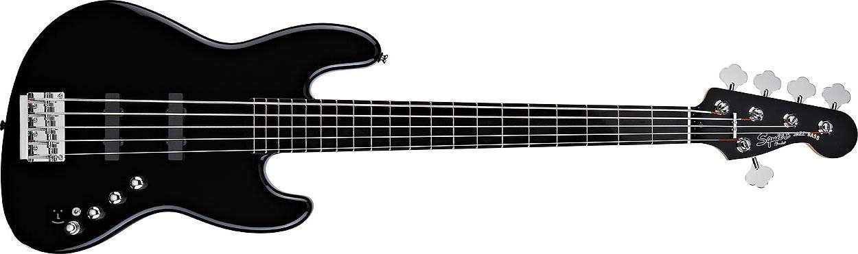 Squier active deals jazz bass v