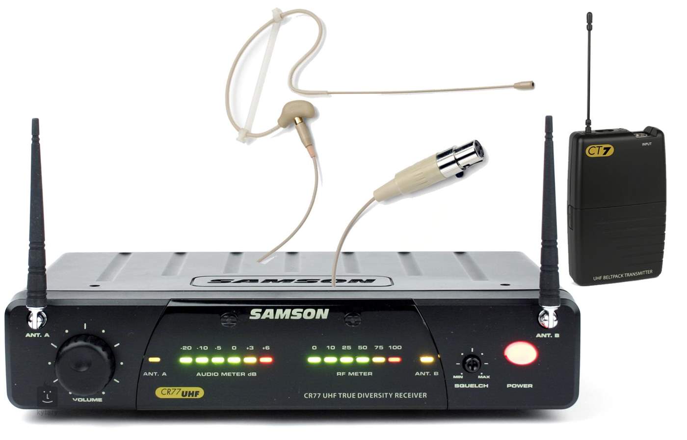【低価定番】SAMSON ワイヤレス アンプ CR77 / トランスミッター CT7 ＆ BEHRINGER ペアコンデンサーマイク C-2 音響機材 色々 ※現状渡し コンデンサーマイク