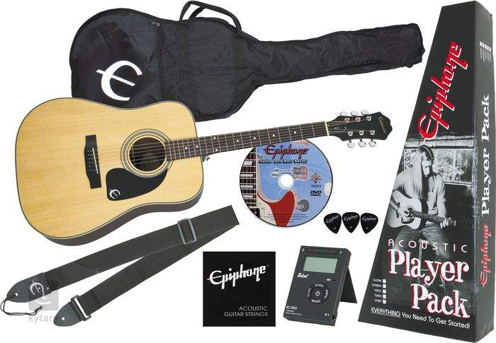 EPIPHONE PLAYER PACK DR 90S NAT Guitar Set Kytary.ie