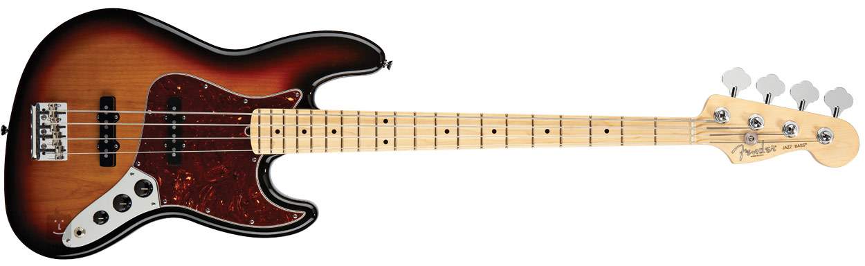 fender american standard jazz bass sunburst