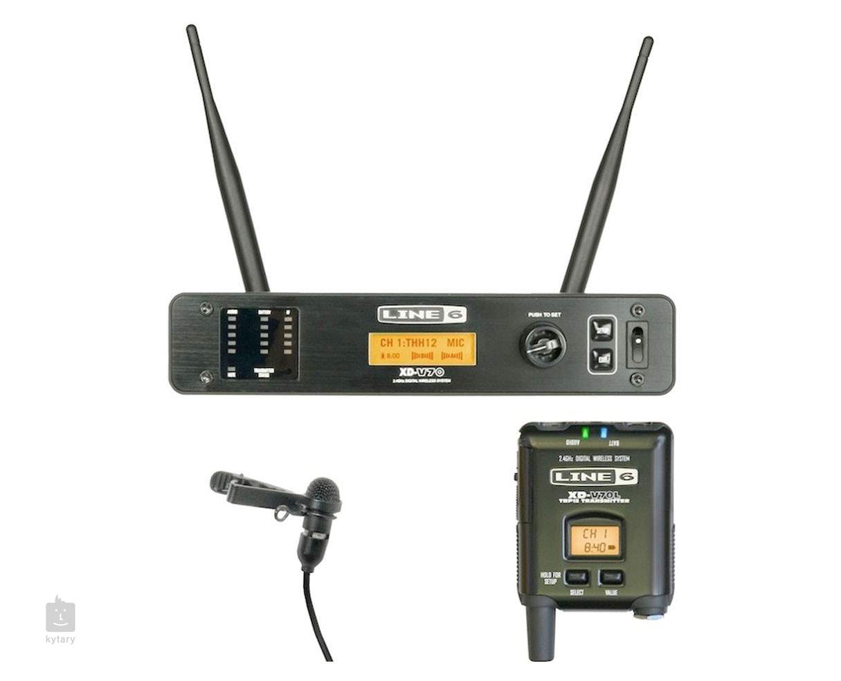 LINE 6 XD V75L Wireless Set with Lavalier Microphone Kytary.ie