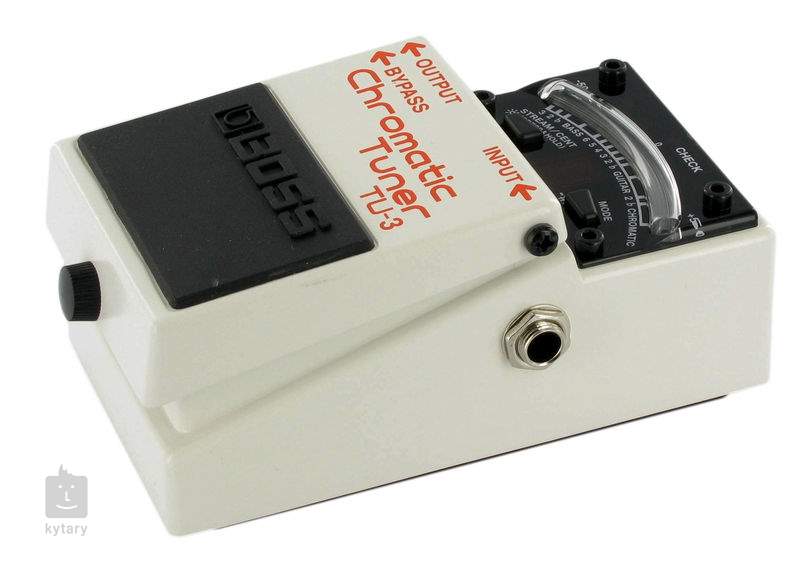 Boss TU-3 Chromatic Tuner Pedal with 3 Patch Cables