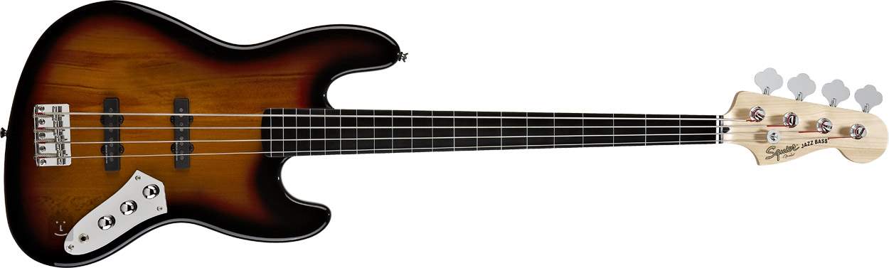 Squier vintage modified fretless shop jazz bass
