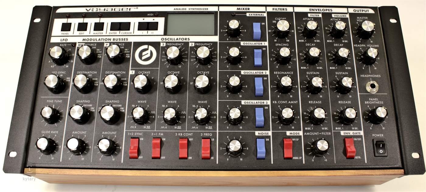 MOOG Minimoog Voyager Rack Mount Edition Analogue Synthesizer 