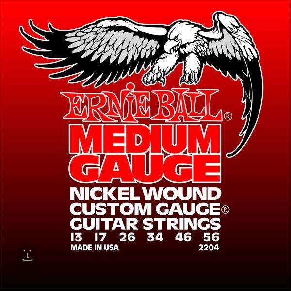 ernie ball medium electric guitar strings