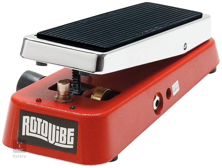 Dunlop Rotovibe Expression Pedal with 2 patch cables 