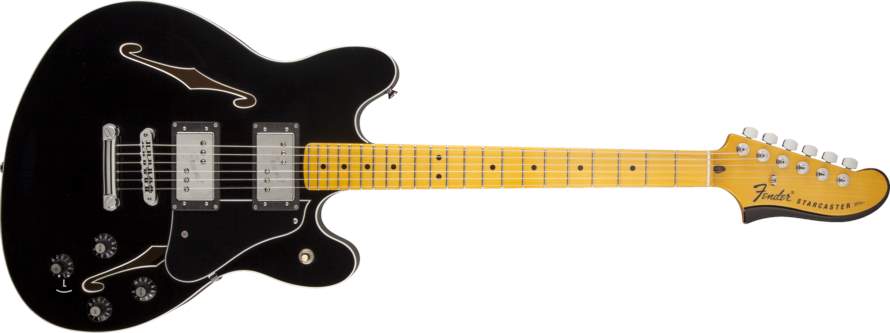 fender starcaster black