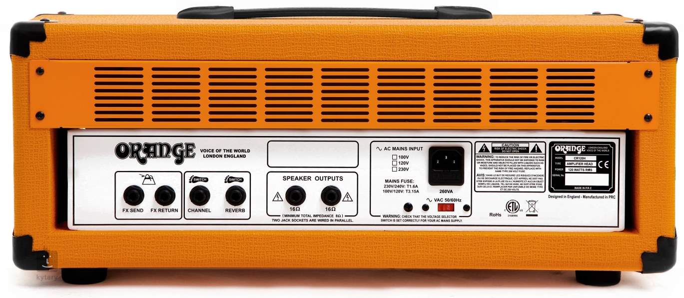 ORANGE Crush Pro CR120H Guitar Solid-State Amplifier | Kytary.ie