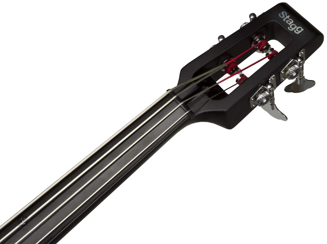 STAGG EDB 3 4 MBK opened Electric Double Bass Kytary.ie
