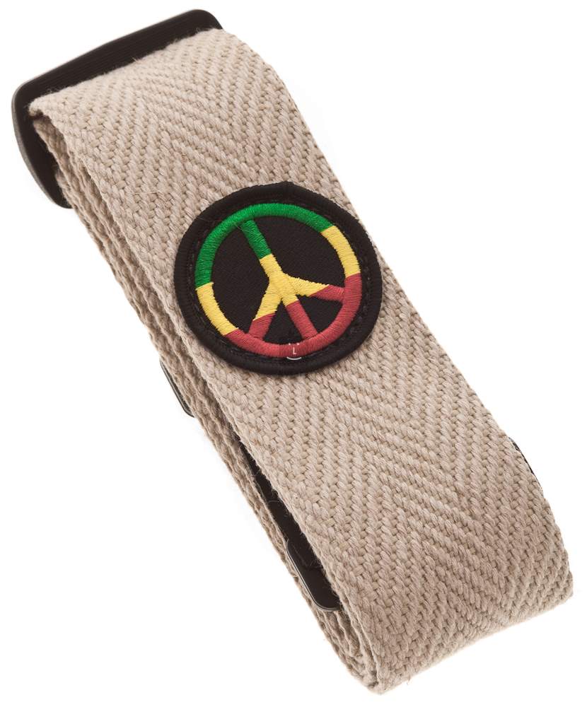 peace sign guitar strap