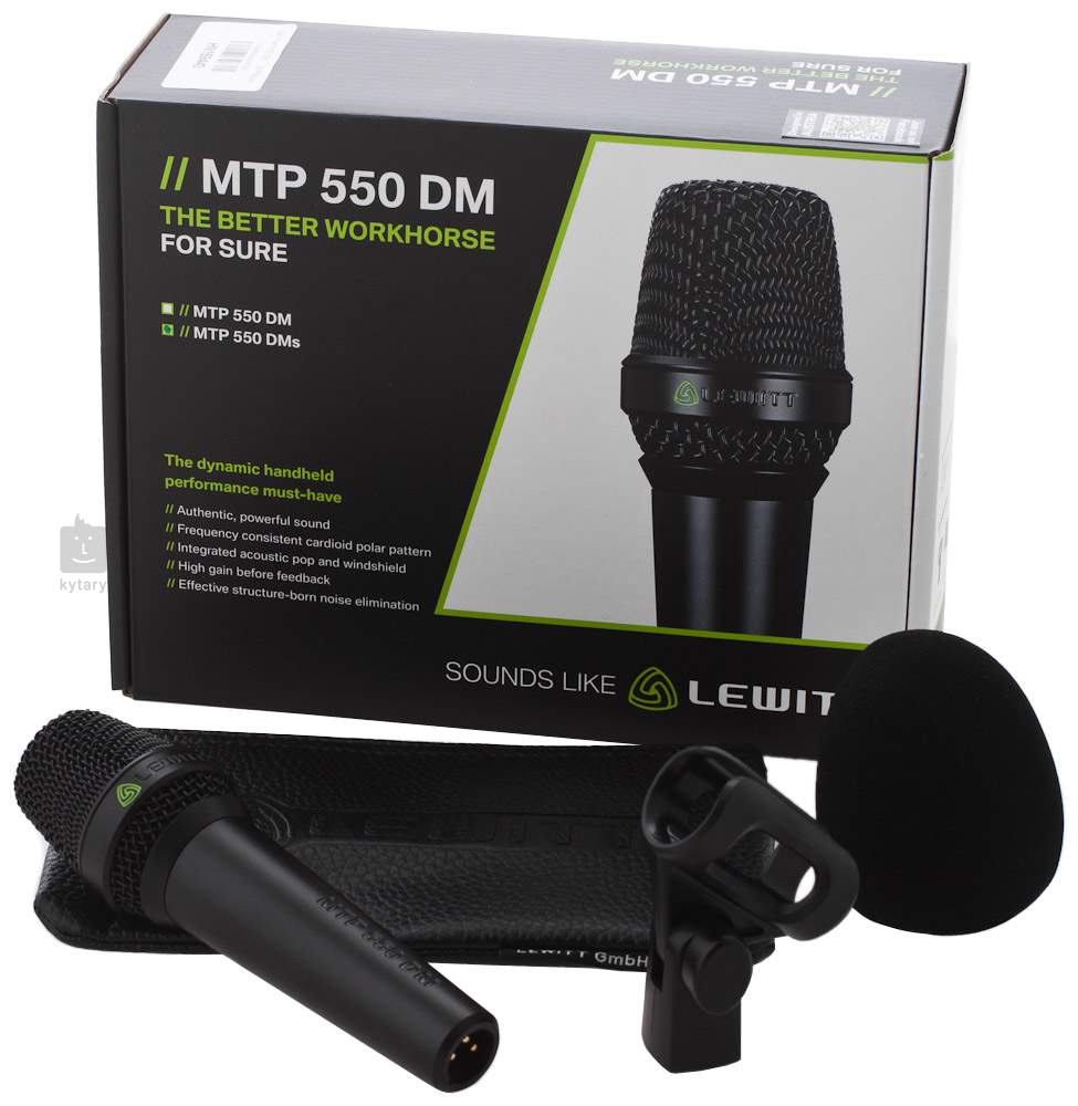 Lewitt Handheld Dynamic Performance Microphone MTP-550-DM 