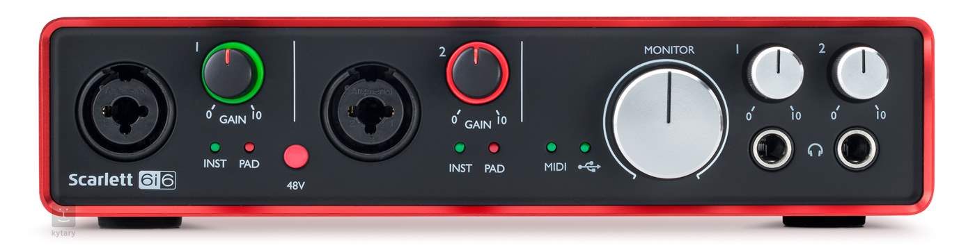 FOCUSRITE Scarlett 6i6 2nd Gen (rozbalené) USB Audio Interface