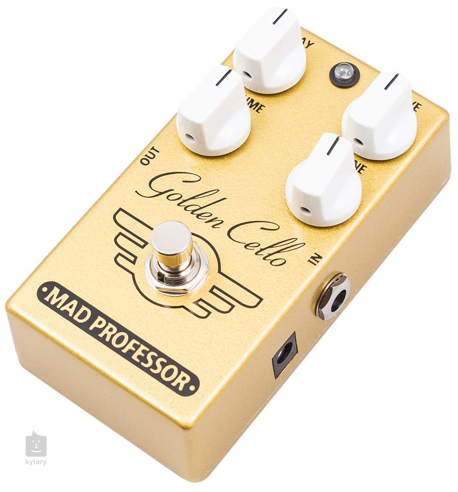 MAD PROFESSOR Golden Cello Overdrive Delay Guitar Effect | Kytary.ie