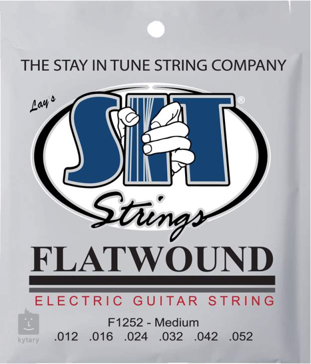 SIT Flat Wound Medium 12 52 Electric Guitar Strings Kytary.ie