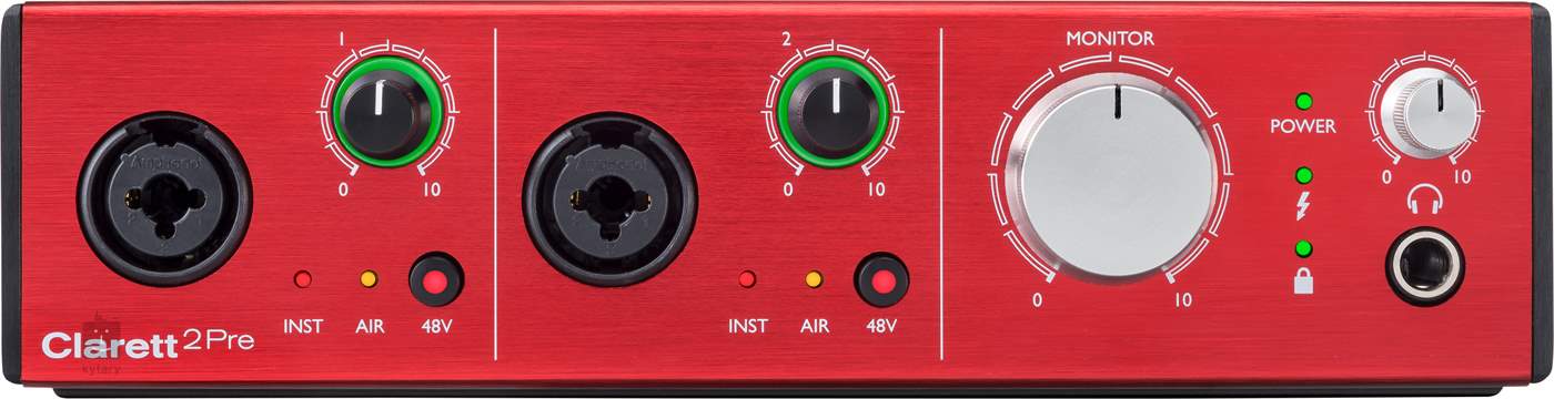 FOCUSRITE Clarett 2 Pre Thunderbolt Audio Interface | Kytary.ie