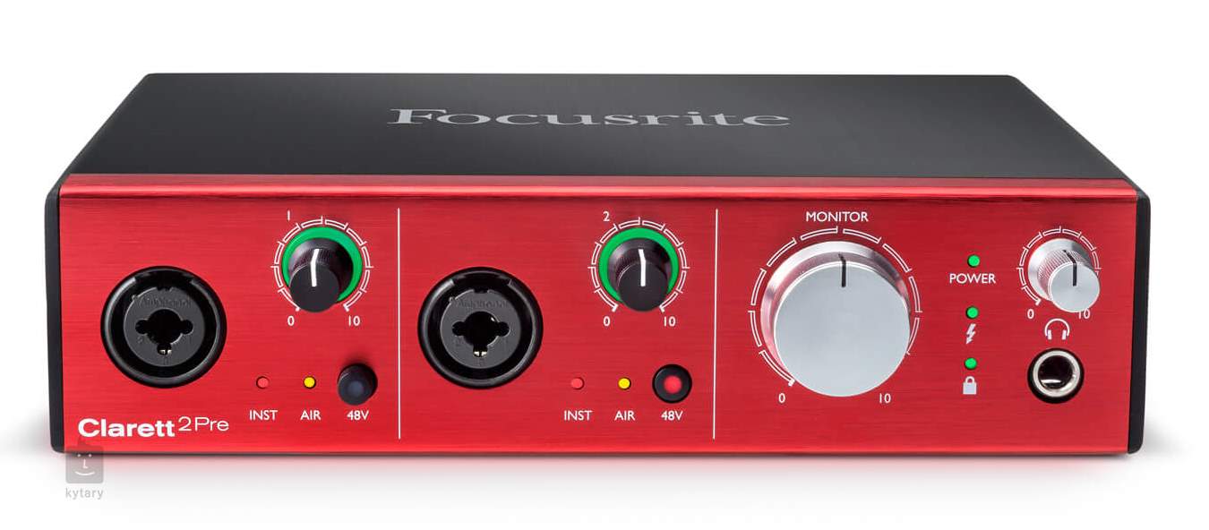 FOCUSRITE Clarett 2 Pre Thunderbolt Audio Interface | Kytary.ie