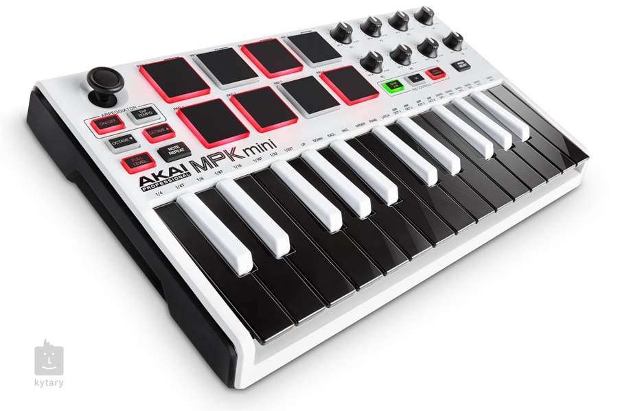 AKAI MPK Mini mkII White ltd. edition (opened) USB/MIDI Keyboard