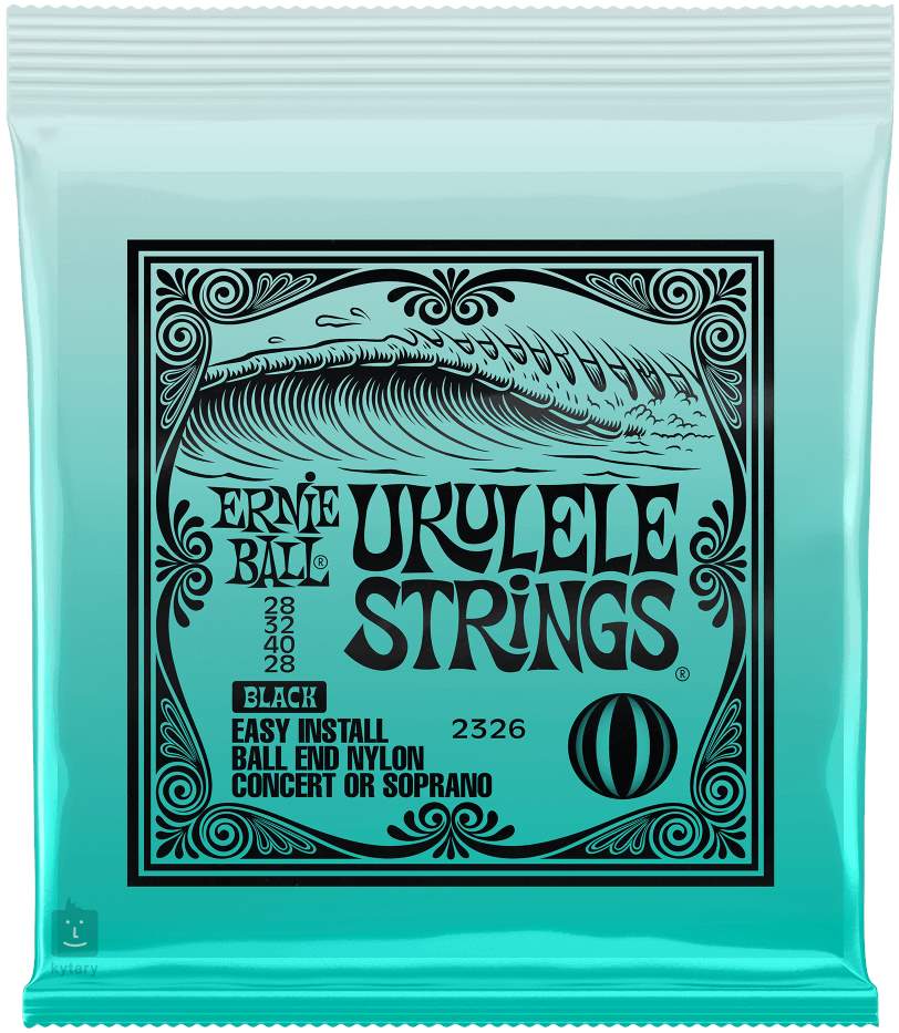 black nylon ukulele strings