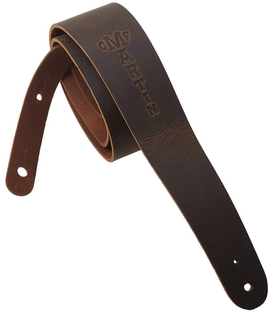 Martin vintage leather guitar sale strap