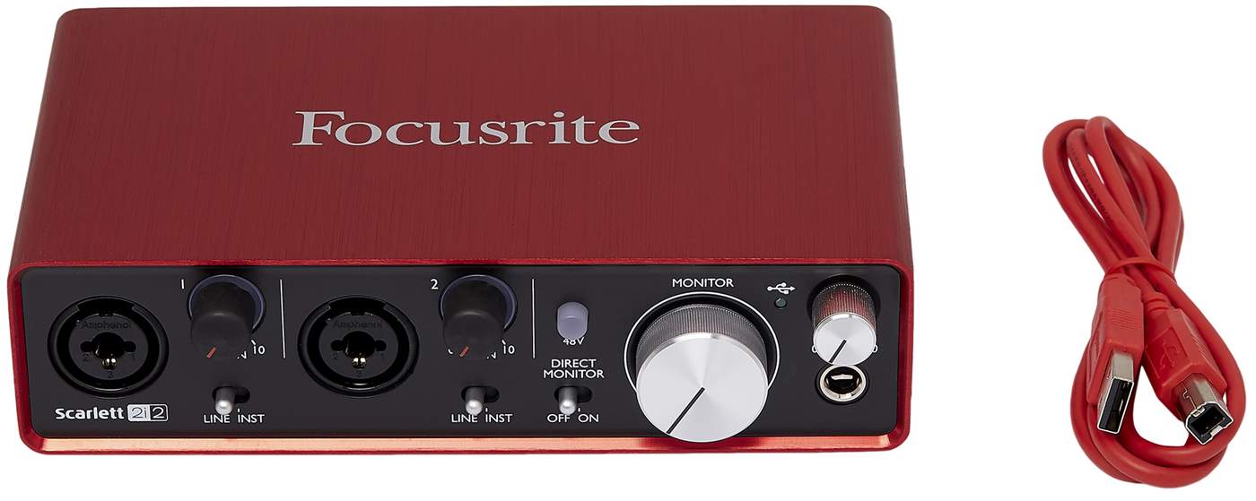 注目ブランド vs Focusrite Scarlett 2i2 1st (2nd Gen) Focusrite ...