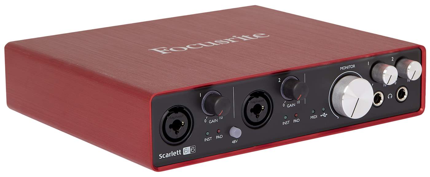 FOCUSRITE Scarlett 6i6 2nd Gen USB Audio Interface | Kytary.ie