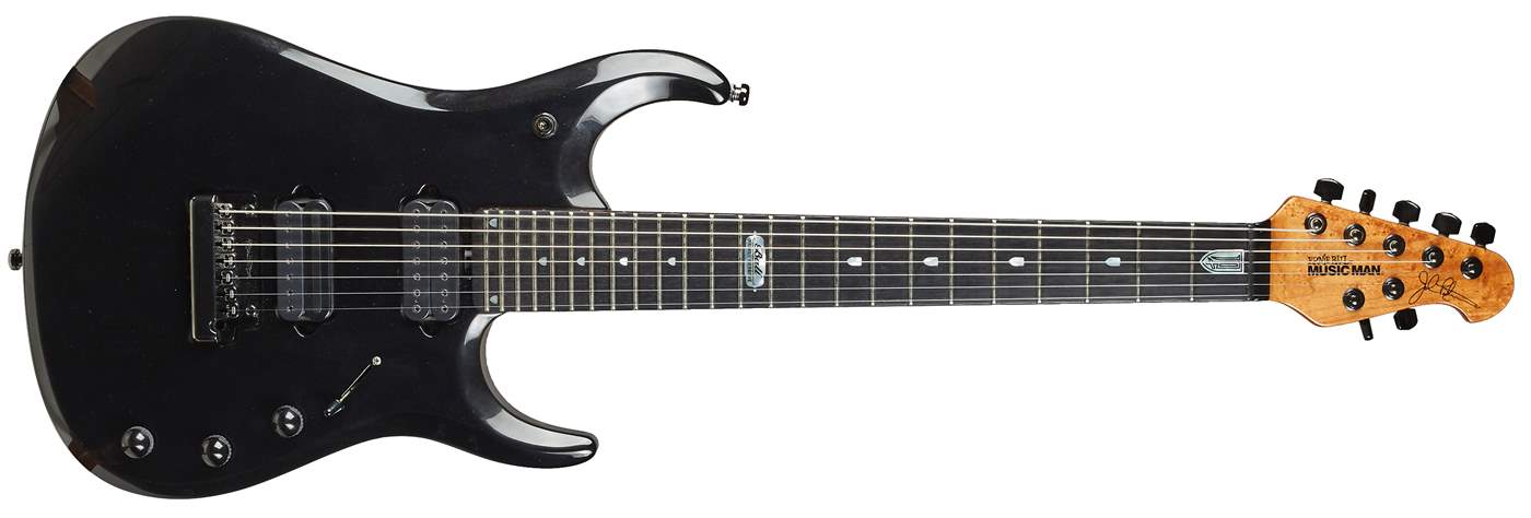 MUSIC MAN 2011 JPX 7 Black Lava BFR Piezo Electric 7-String Guitar 