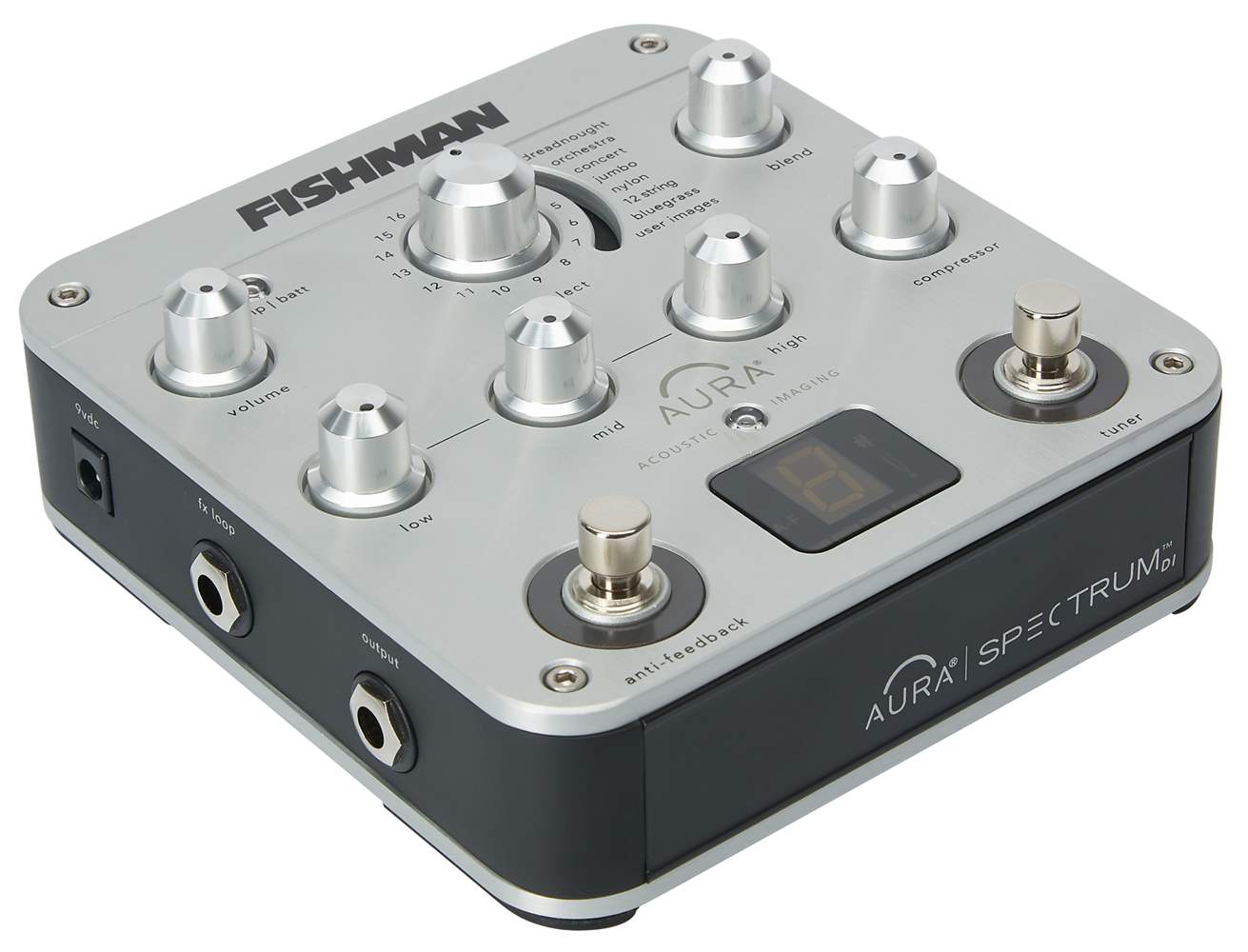 FISHMAN Aura Spectrum DI Imaging Pedal Guitar Pre-Amplifier